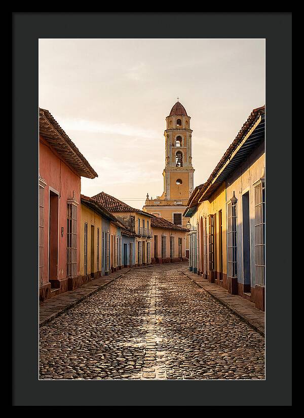 Trinidad Colonial Street At Golden Hour