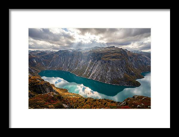 Trolltunga From The Valley Below