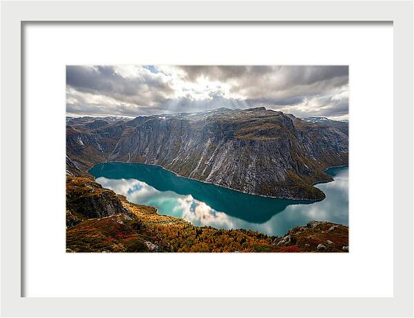 Trolltunga From The Valley Below