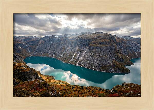 Trolltunga From The Valley Below