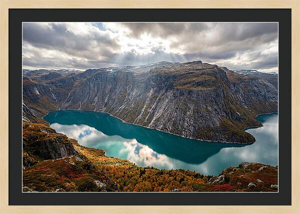 Trolltunga From The Valley Below