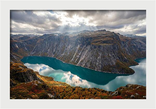 Trolltunga From The Valley Below