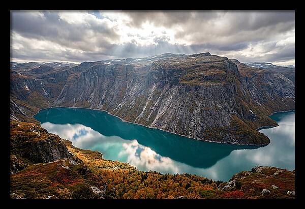 Trolltunga From The Valley Below