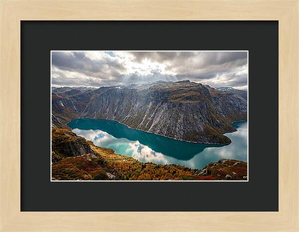 Trolltunga From The Valley Below