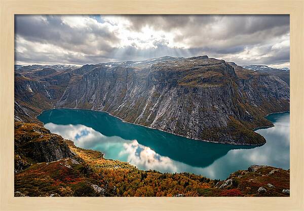 Trolltunga From The Valley Below