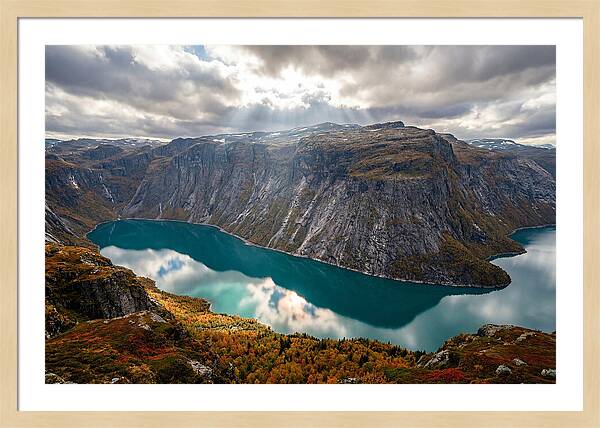Trolltunga From The Valley Below