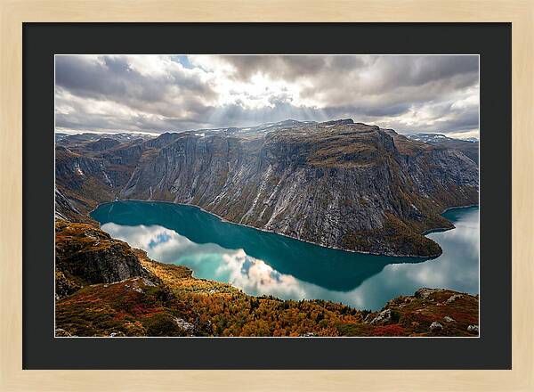 Trolltunga From The Valley Below
