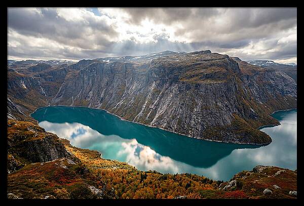 Trolltunga From The Valley Below