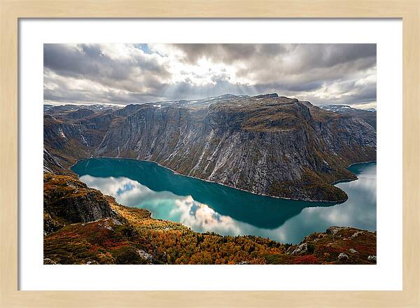 Trolltunga From The Valley Below