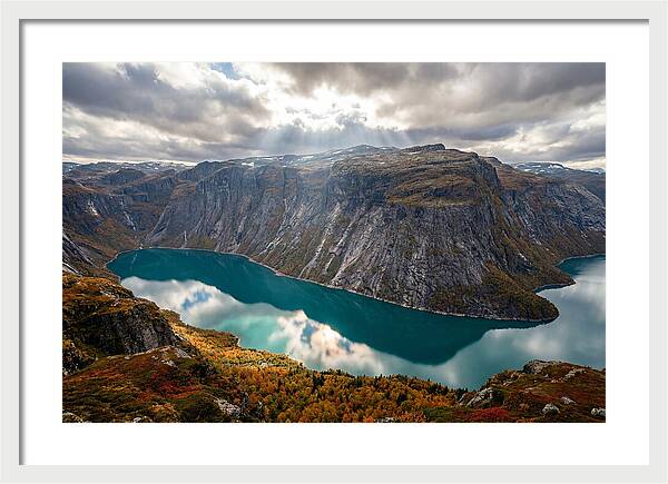 Trolltunga From The Valley Below