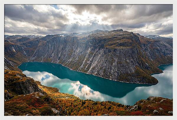 Trolltunga From The Valley Below