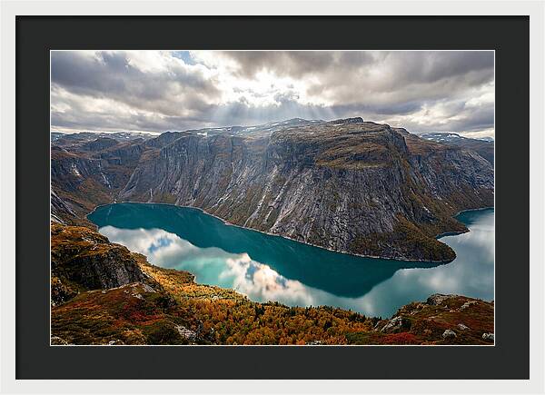 Trolltunga From The Valley Below