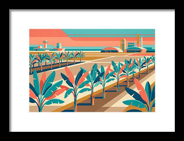 Tropical Banana Grove Serenity