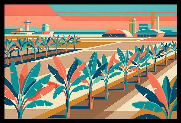 Tropical Banana Grove Serenity