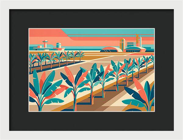 Tropical Banana Grove Serenity