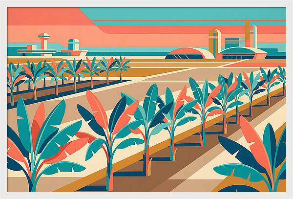 Tropical Banana Grove Serenity