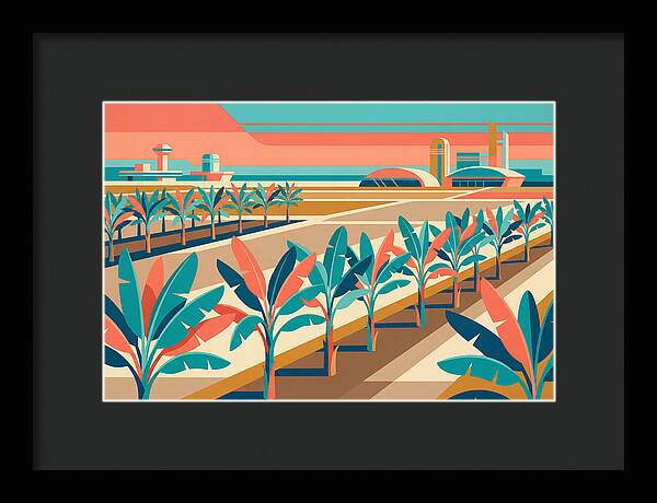Tropical Banana Grove Serenity