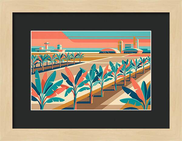 Tropical Banana Grove Serenity