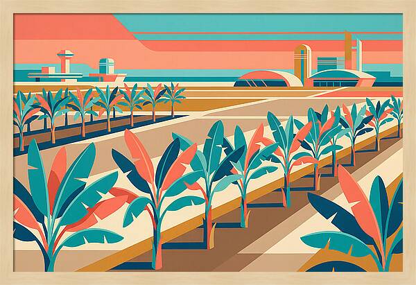 Tropical Banana Grove Serenity