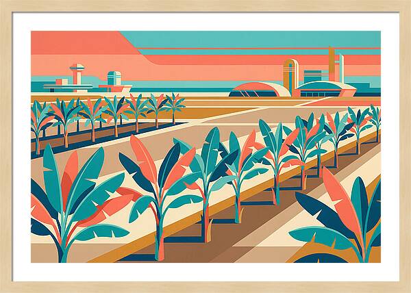 Tropical Banana Grove Serenity
