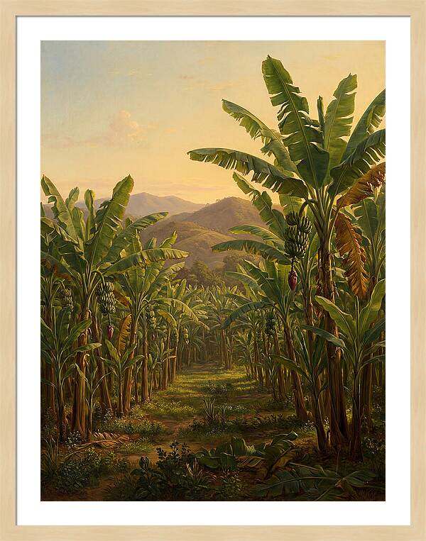 Tropical Banana Grove Tranquility