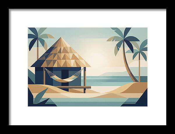 Tropical Beach Shack Serenity