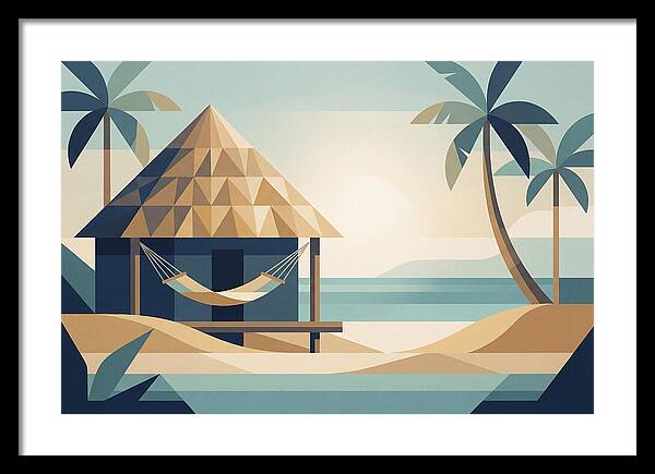 Tropical Beach Shack Serenity