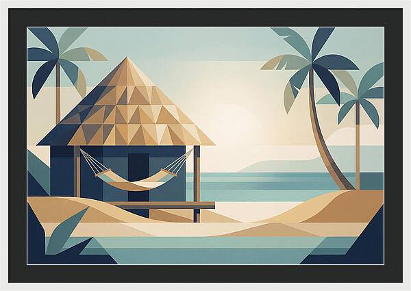 Tropical Beach Shack Serenity