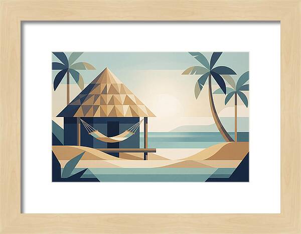 Tropical Beach Shack Serenity