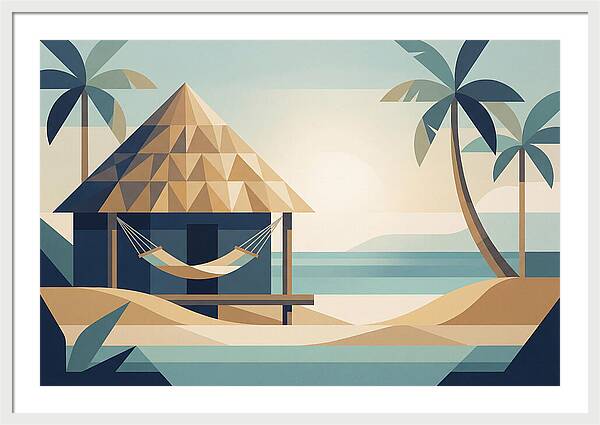 Tropical Beach Shack Serenity