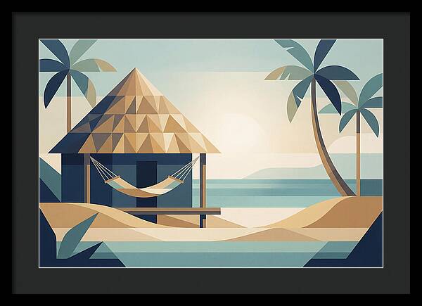 Tropical Beach Shack Serenity