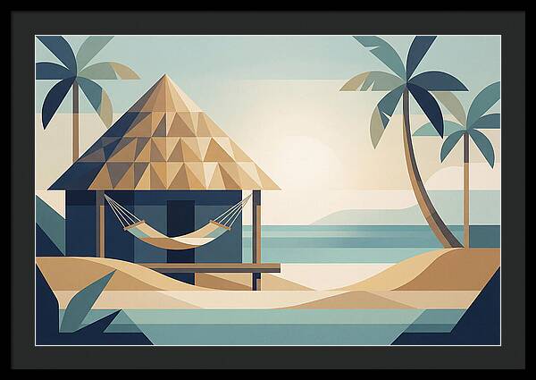 Tropical Beach Shack Serenity