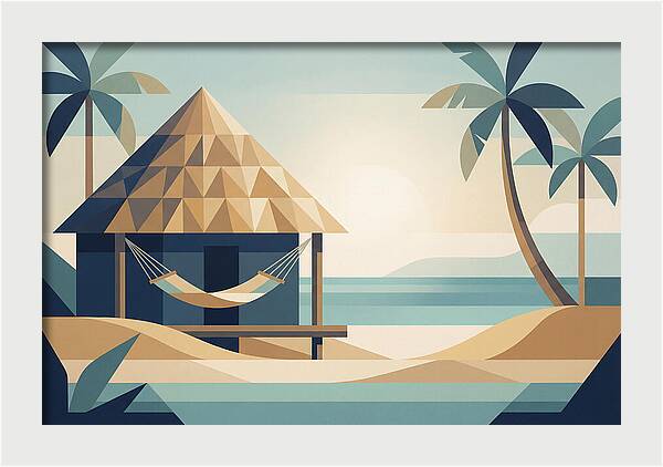 Tropical Beach Shack Serenity