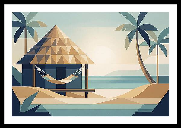 Tropical Beach Shack Serenity
