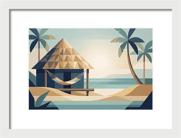 Tropical Beach Shack Serenity