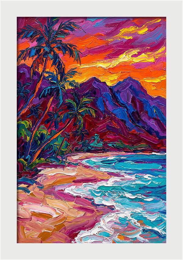 Tropical Beach Sunset Vibes