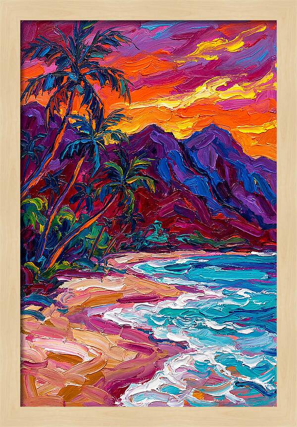Tropical Beach Sunset Vibes