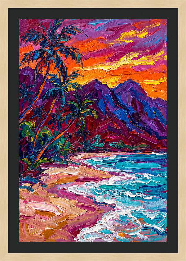 Tropical Beach Sunset Vibes