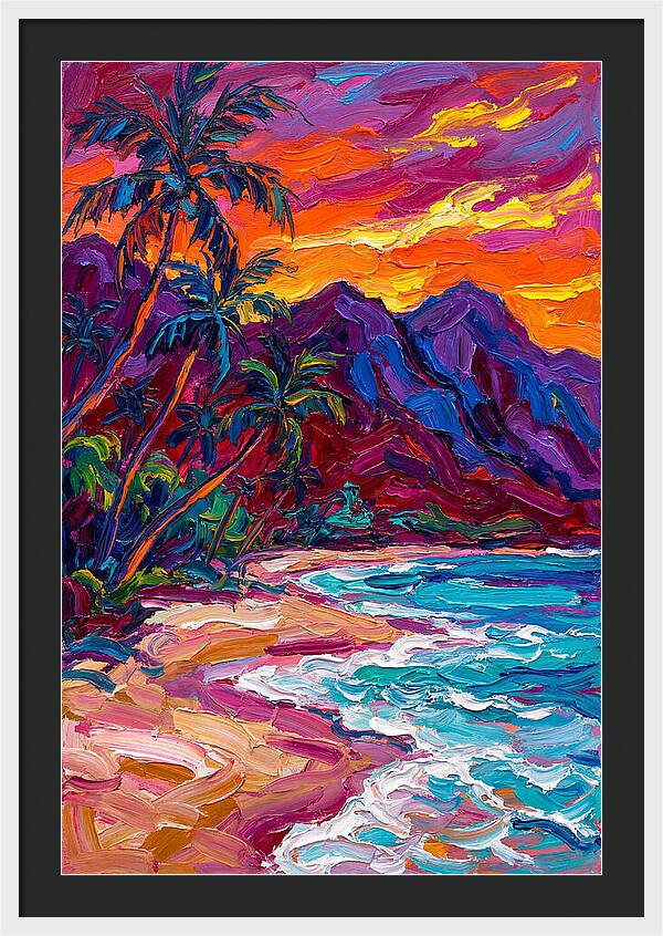 Tropical Beach Sunset Vibes
