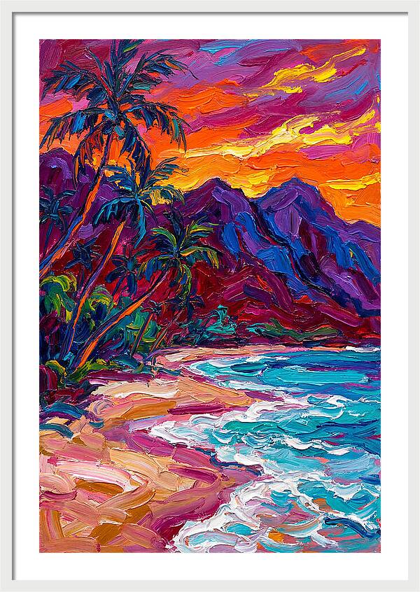 Tropical Beach Sunset Vibes