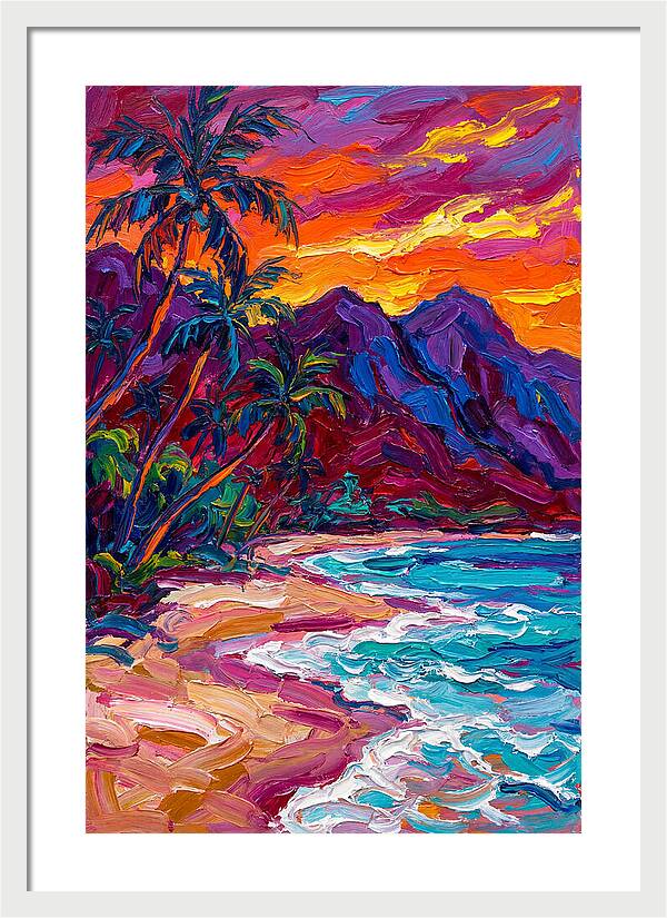 Tropical Beach Sunset Vibes