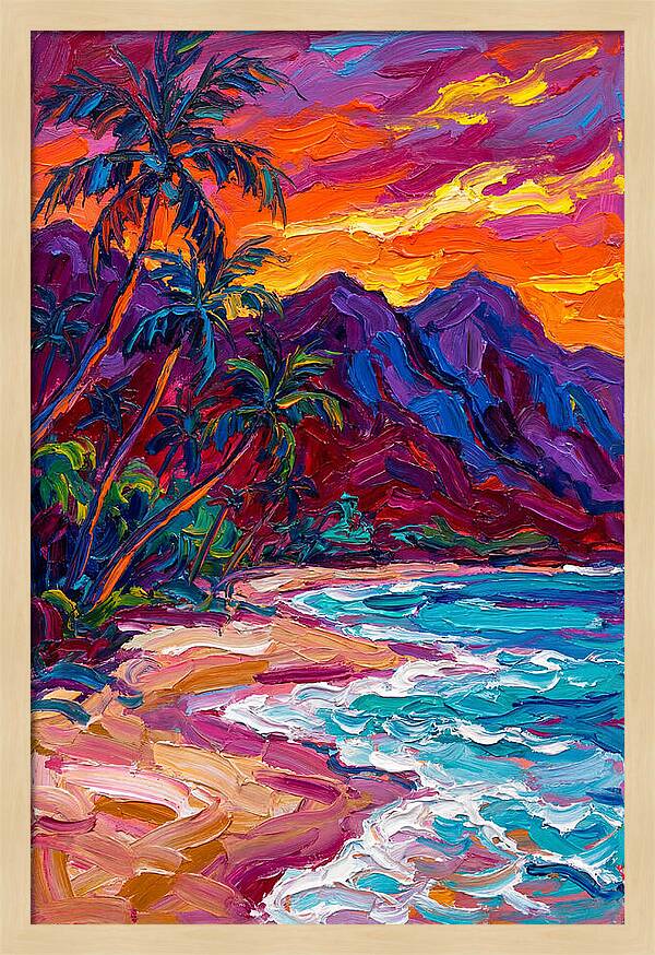Tropical Beach Sunset Vibes