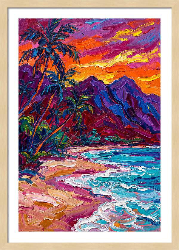 Tropical Beach Sunset Vibes
