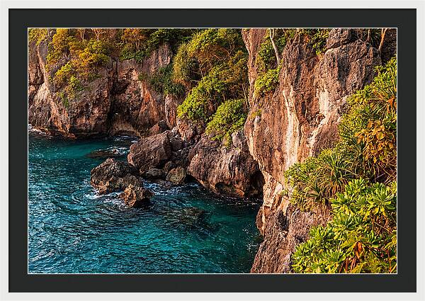 Tropical Cliff Diving Paradise