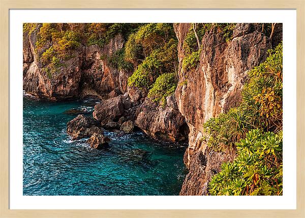 Tropical Cliff Diving Paradise