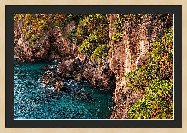 Tropical Cliff Diving Paradise