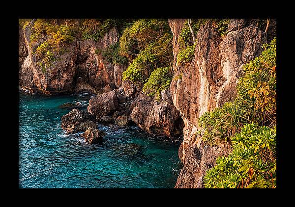 Tropical Cliff Diving Paradise