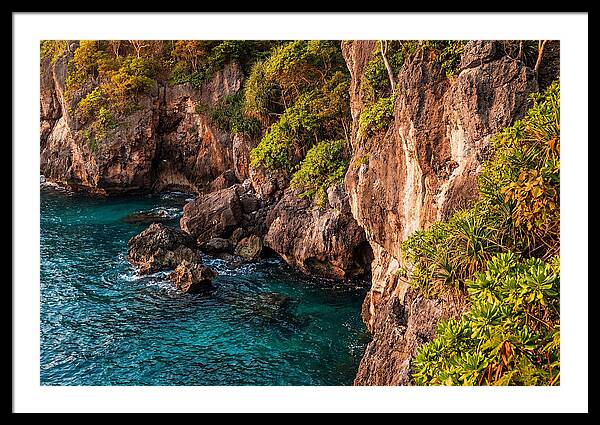 Tropical Cliff Diving Paradise