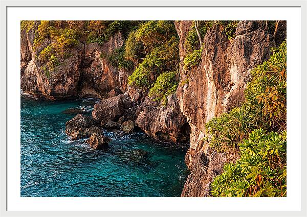 Tropical Cliff Diving Paradise