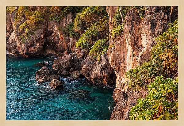 Tropical Cliff Diving Paradise